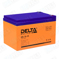 Батарея аккумуляторная DELTA GEL 12-15